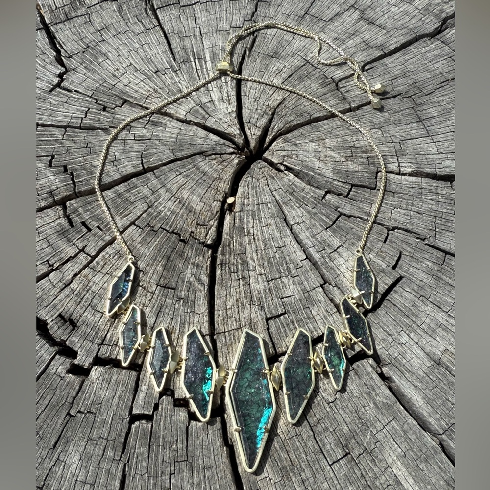 Kendra Scott Bernice Dichroic Statement Necklace